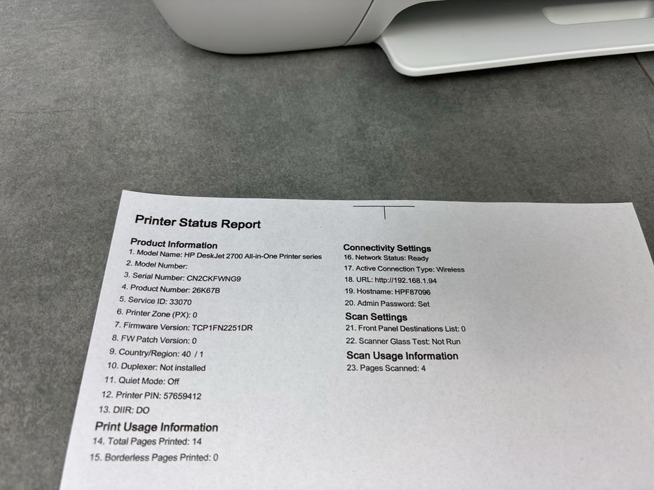 [OD FIRMY] drukarka z gwarancja i tuszem HP 2720e skaner ksero wifi