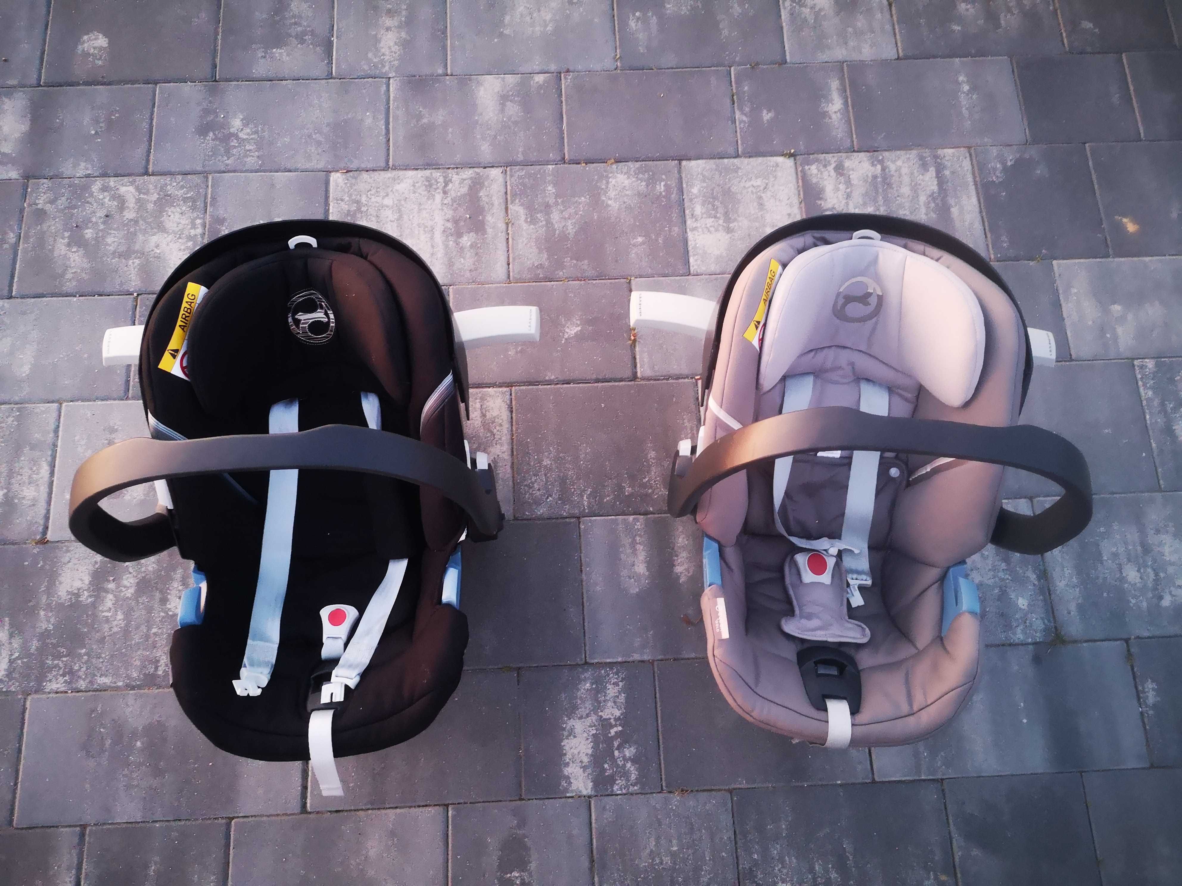 2x Fotelik cybex aton 5 + baza isofix