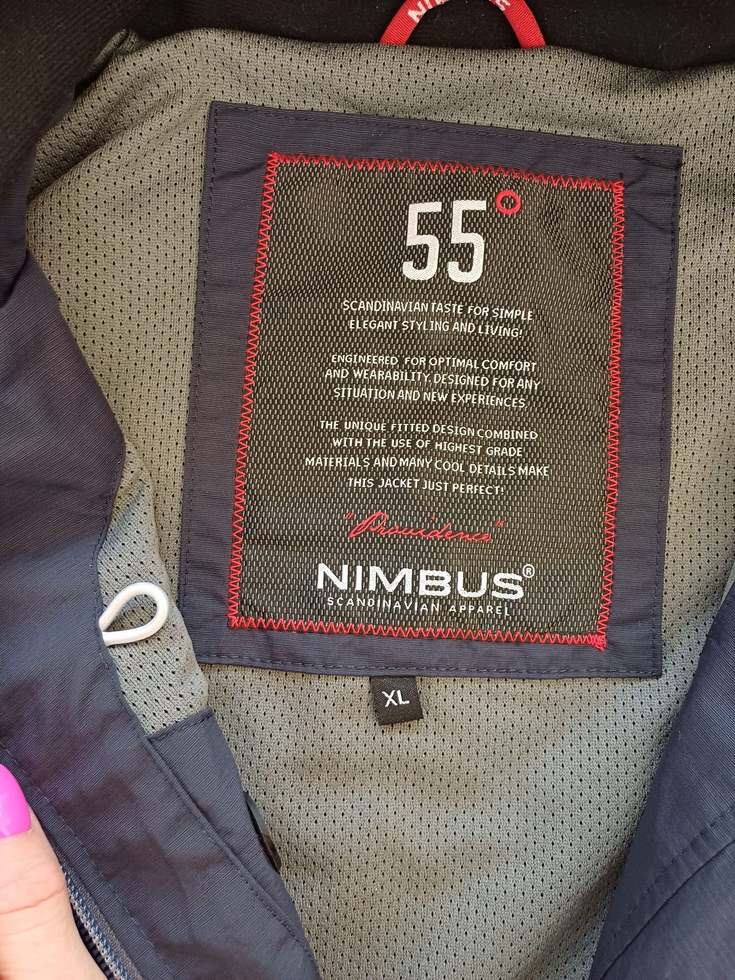 Kurtka wiatrówka Nimbus XL granatowa