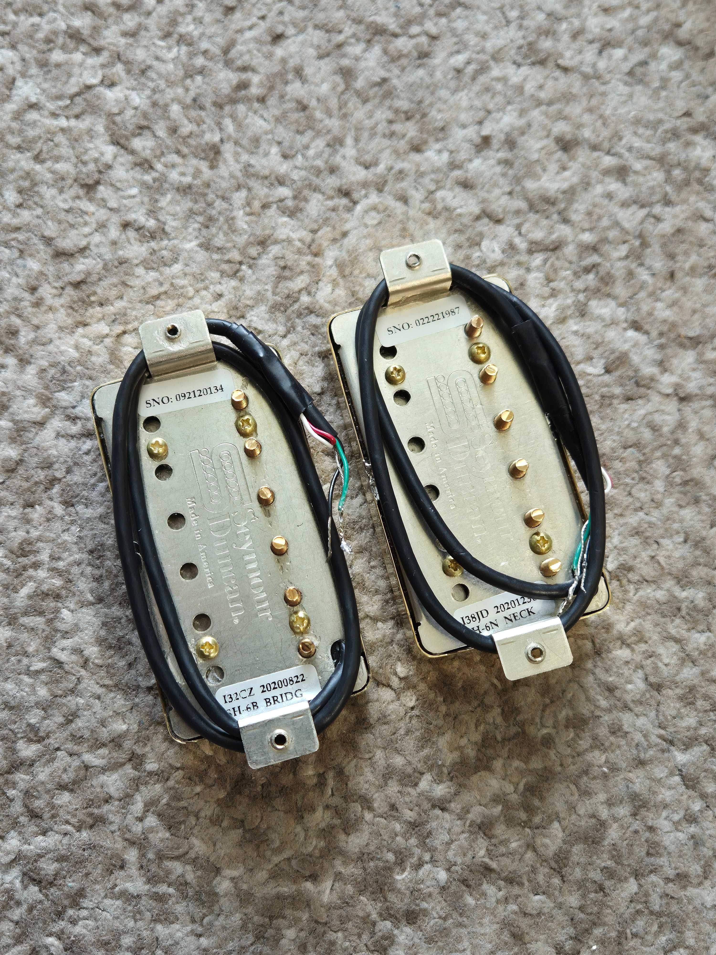 Seymour Duncan SH-6 Distortion Mayhem Humbucker Set - gold  sh6