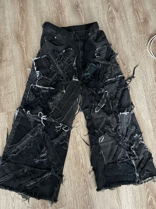 джинсы y2k opium