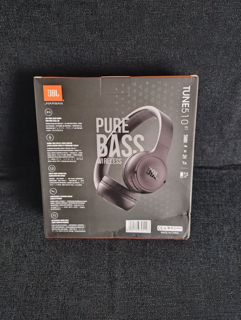 Навушники JBL TUNE 510BT, червоні.