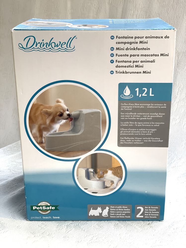 Автоматична поїлка для собак та котів PetSafe Drinkwell Mini