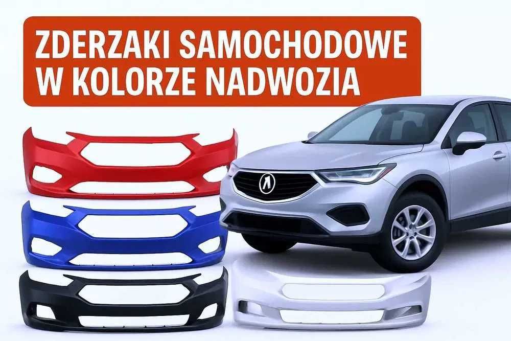Błotniki Maski Zderzaki do WSZYSTKICH samochodów w KOLORZE