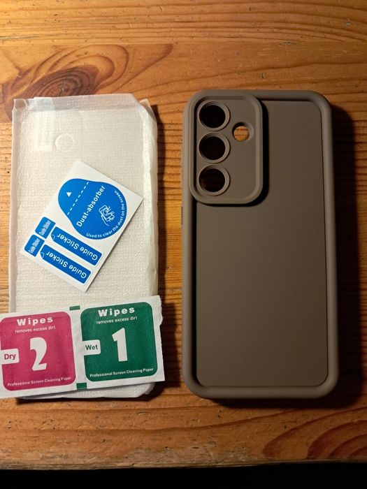 Samsung s25 etui + szybka ochronna szkło hartowane