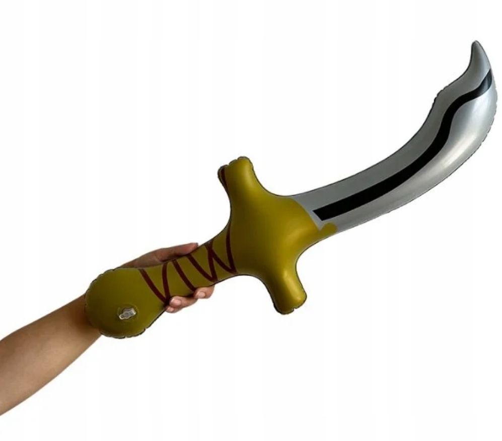 Dmuchana Nadmuchiwana Szabla Miecz Pirata Korsarza kostiumu 56cm