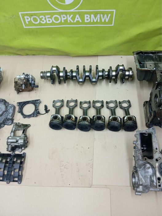 Поршень BMW X5 E53 3.0d m57n шатун колінвал ГБЦ БМВ Х5 Е53 підон блок
