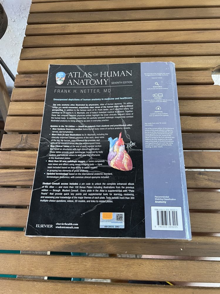 Atlas Netter Medicina Humano Livro de Anatomia 7ª Edição