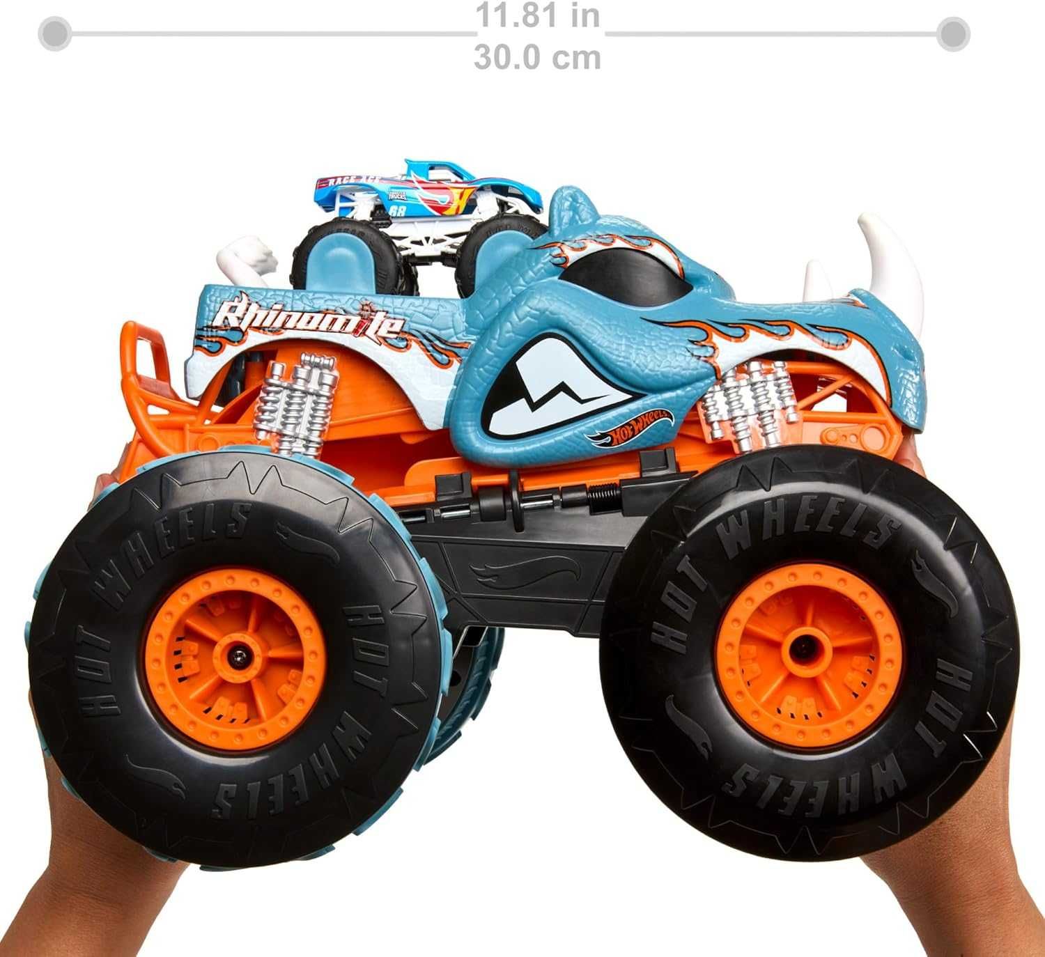 Hot Wheels Monster Trucks R/C Rhinomite  Трансформер Хот Вілс