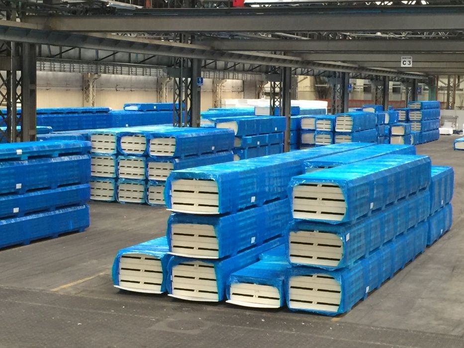 Płyta warstwowa dachowa  100mm I gat. FIBERGLAS NA WYMIAR