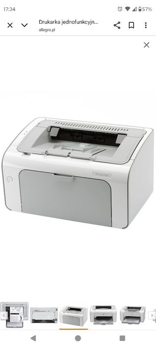 Drukarka jednofunkcyjna laserowa (mono) HP LaserJet Pro P1102
