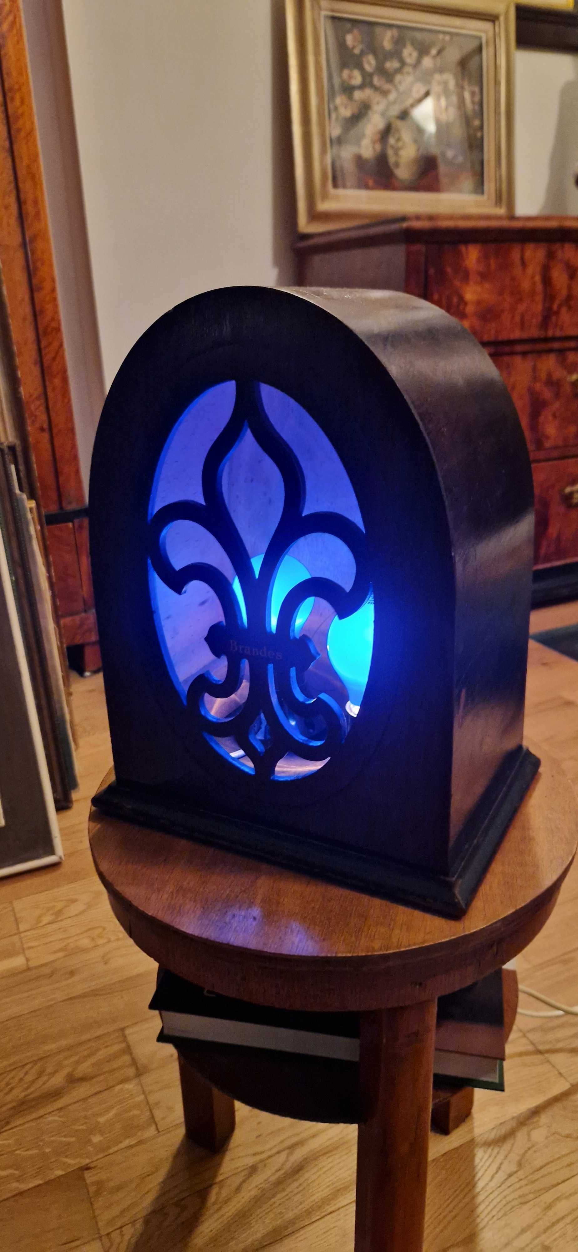 Lampion lampa biedermeier Brandes dekor art deco antyk głośnik unikat