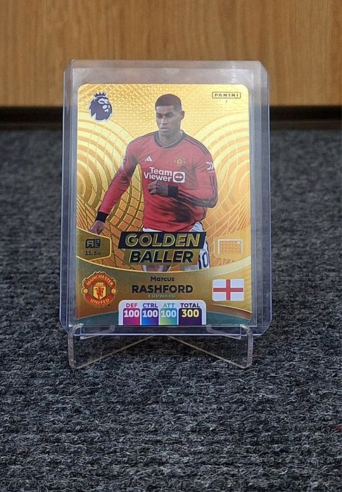 Marcus Rashford Golden Baller Panini Premier League 2024
