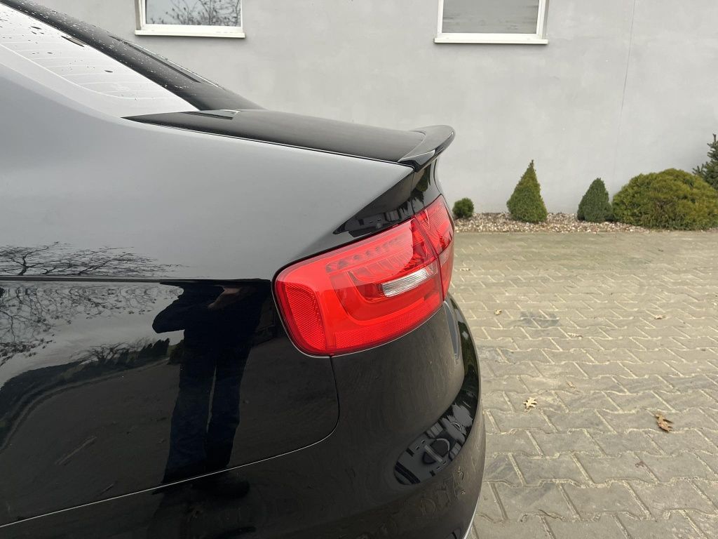 Lotka dokładka spoiler Audi A4 B8 2007/2016 S-Look czarny połysk