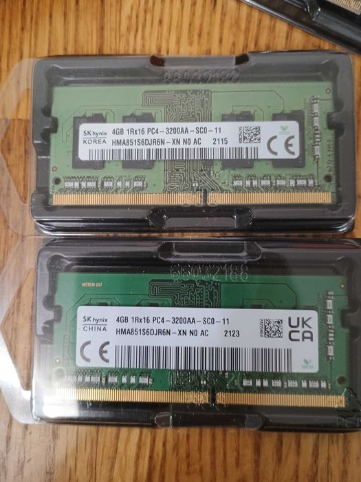 DDR4, SO-DIMM 4gb пам'ять для ноутбуків