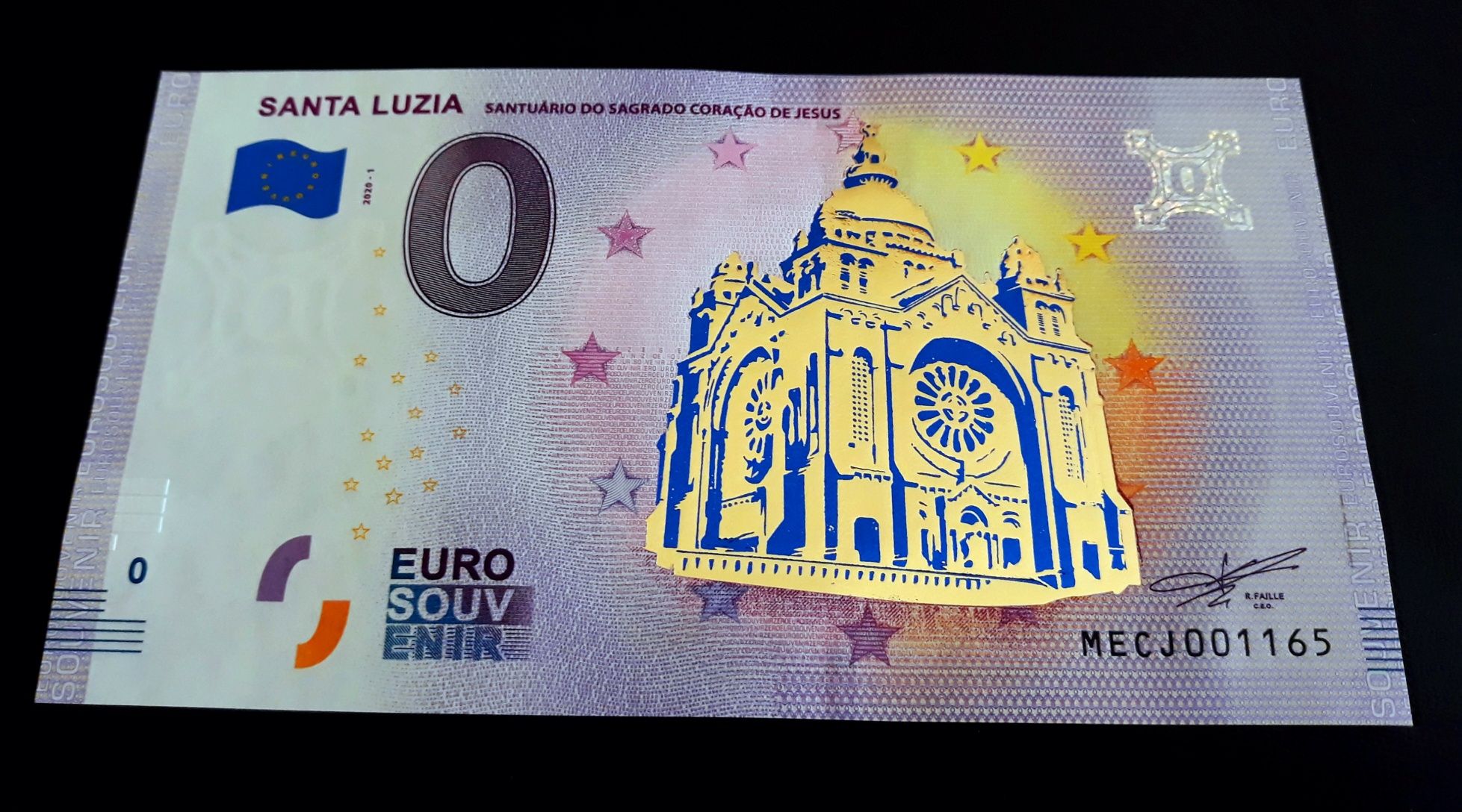 0 euro Santa Luzia GOLD MECJ	2020-1 Portugalia