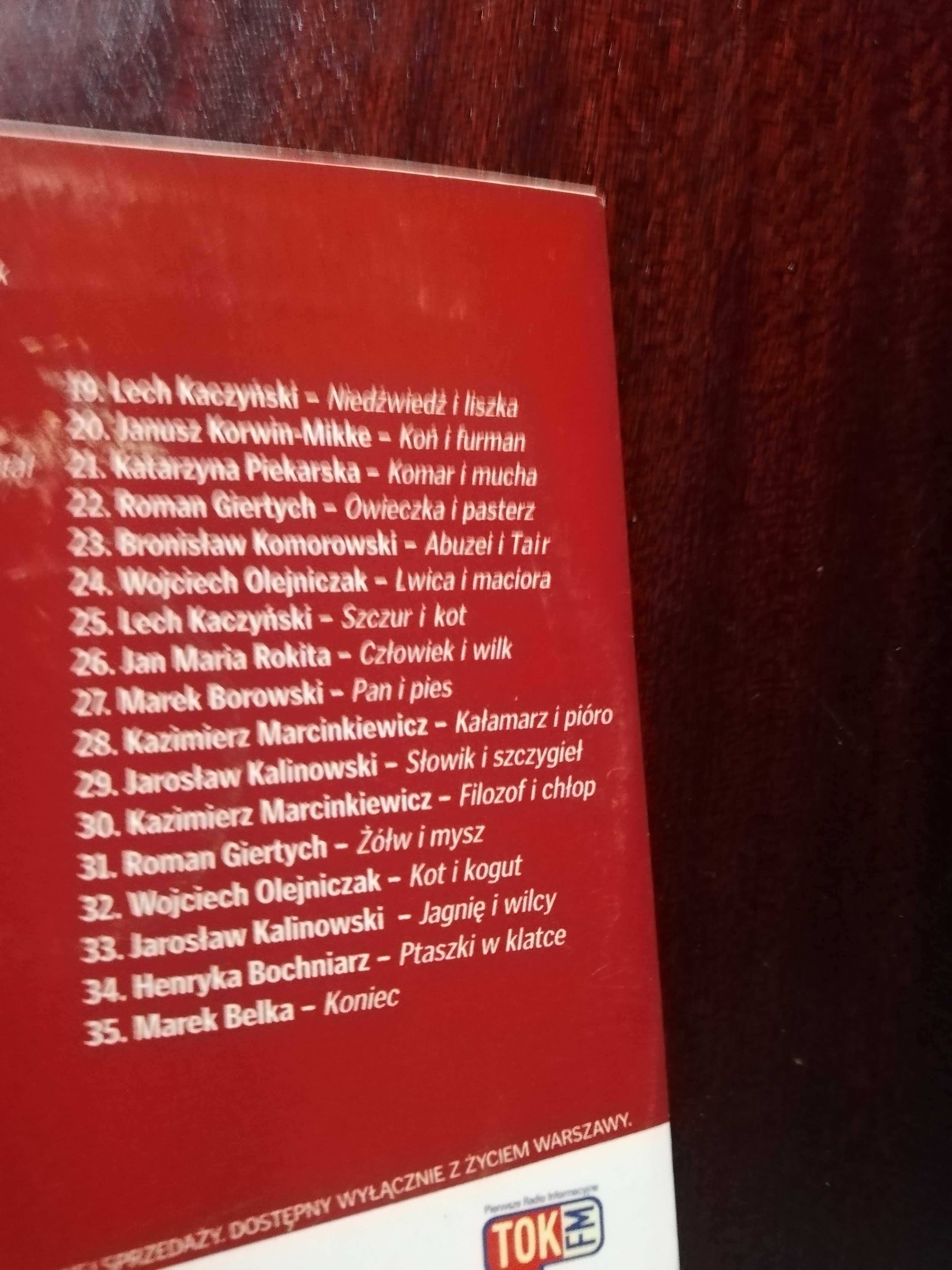 Dodatek do Życia Warszawy CD Politycy czytają bajki Krasickiego.