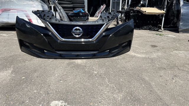 Авторозборка Nissan leaf бампер передний всборе 2018 2019 2020