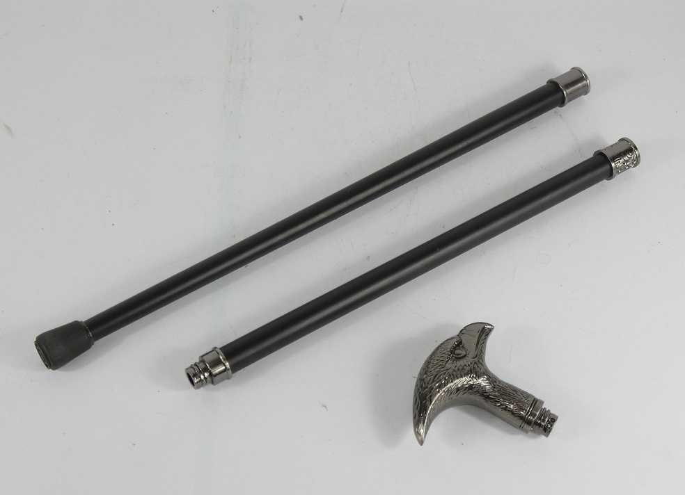 Skręcana LASKA gałka ORZEŁ ptak metal 93 cm