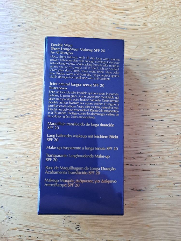 Estee Lauder double wear sheer 4N1 shell beige podkład do twarzy