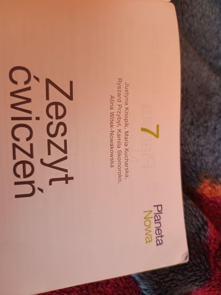 Zeszyt ćwiczeń klasa 7do geografii