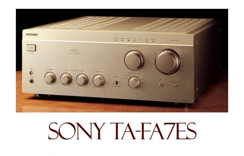 1995 -1998 najwyższy model wzmacniacz Integra Sony TA-FA7ES z pilotem