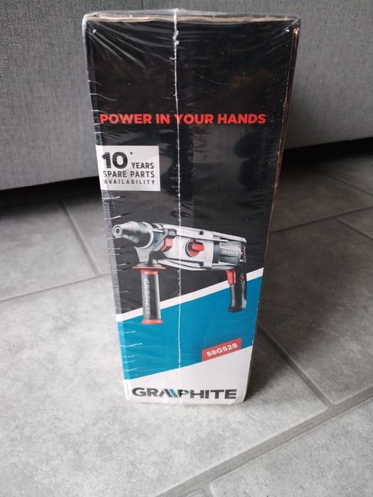 Młotowiertarka Graphite z uchwytem SDS Plus 900W w walizce polecam na