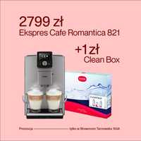 Ekspres do kawy model Cafe Romatica 821 marki NIVONA + Clean Box