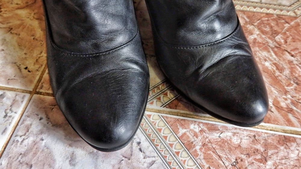 Шкіряні черевики, жіноче взуття
