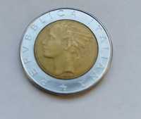 2 moedas italianas L 500 / 50 cêntimos vaticano 2013