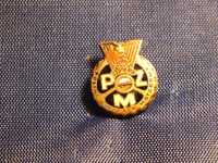 PZM wpinka metalowa  znaczek pin PRL