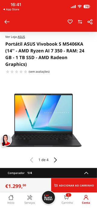 Portatil Asus 14” VB