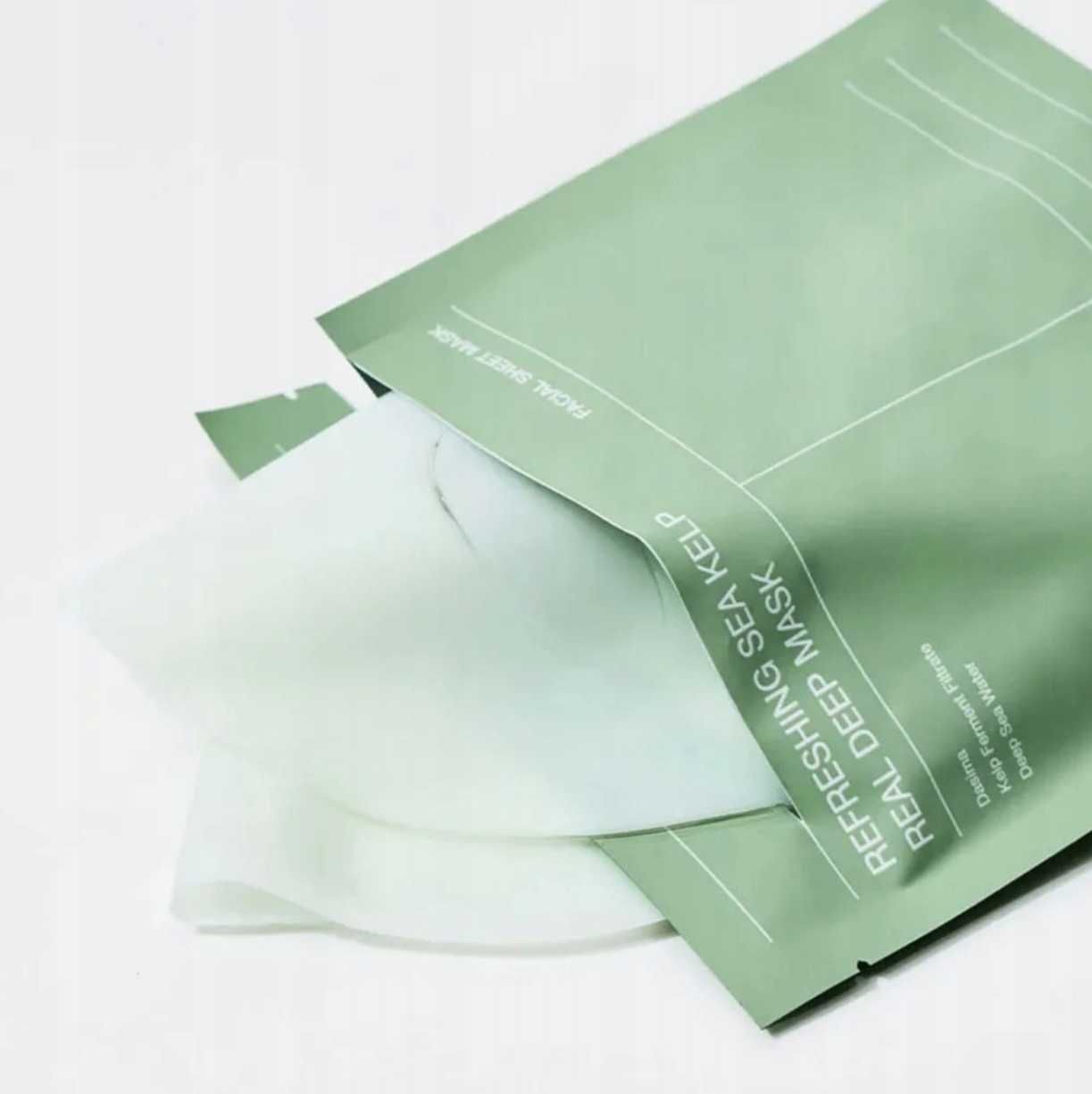 Biodance Refreshing Sea Kelp Real Deep Mask Kojąco-Nawilżająca 4szt
