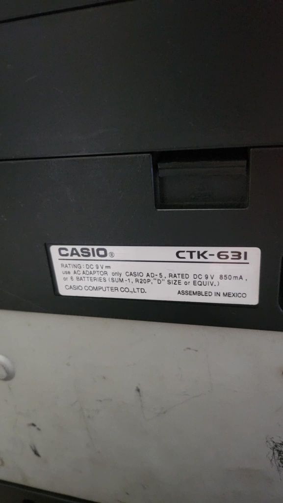 Organy keyboard casio ctk