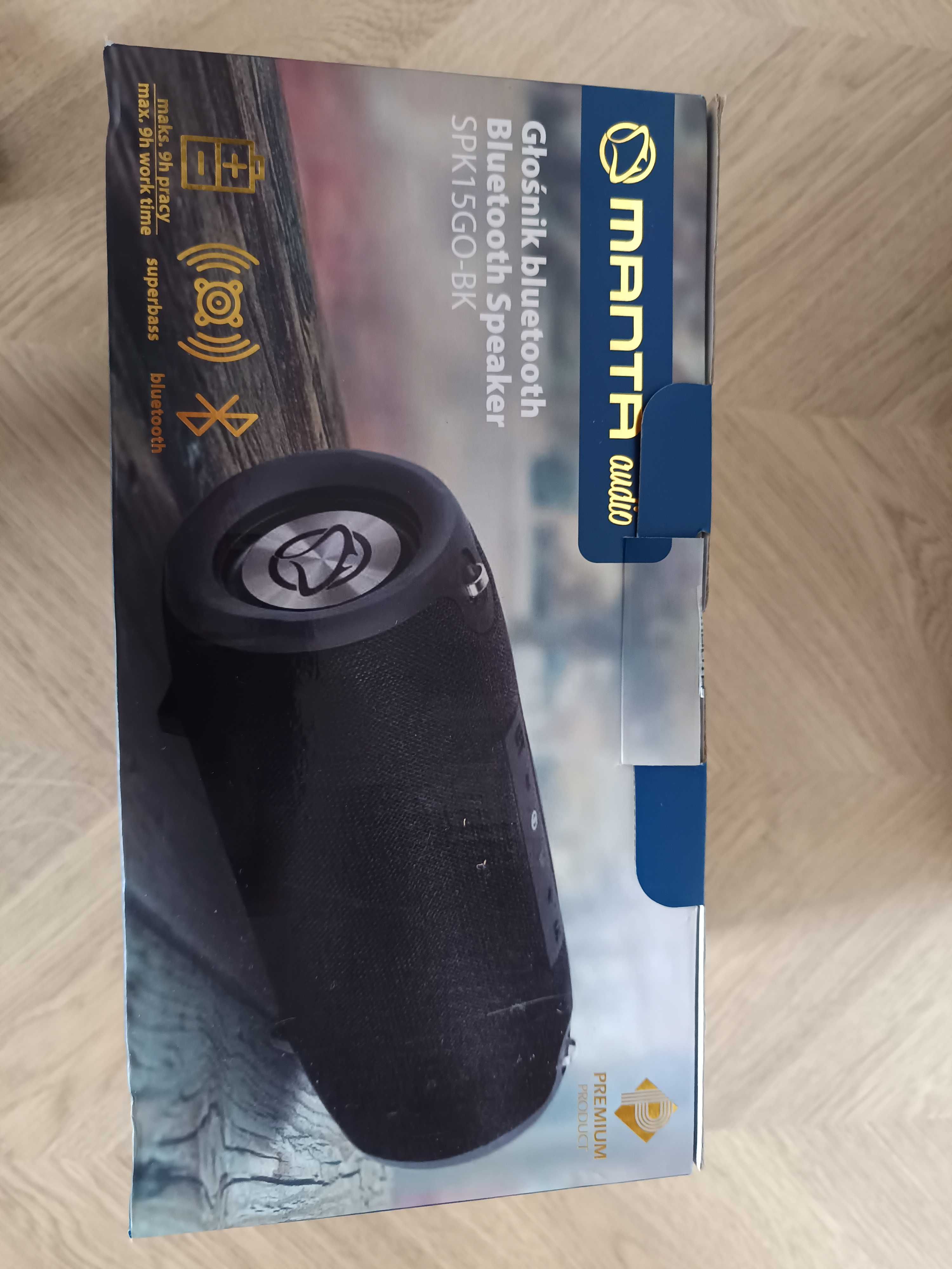 Głośnik bluetooth Manta SPK15GO-BK