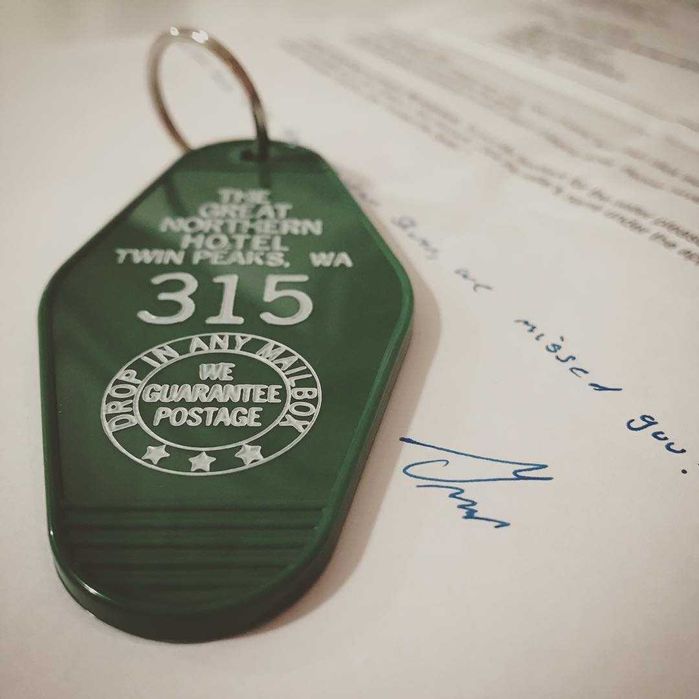 Брелок отеля Great Northern по сериалу Твин Пикс