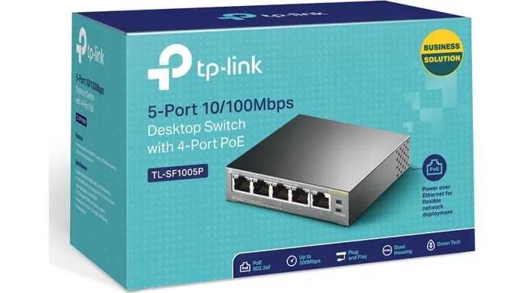 Комутатор TP-Link TL-SF1005P з РОЕ