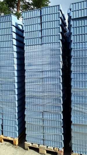 Skrzynka plastikowa pojemnik kuweta skrzynki magazynowe 140 szt zestaw