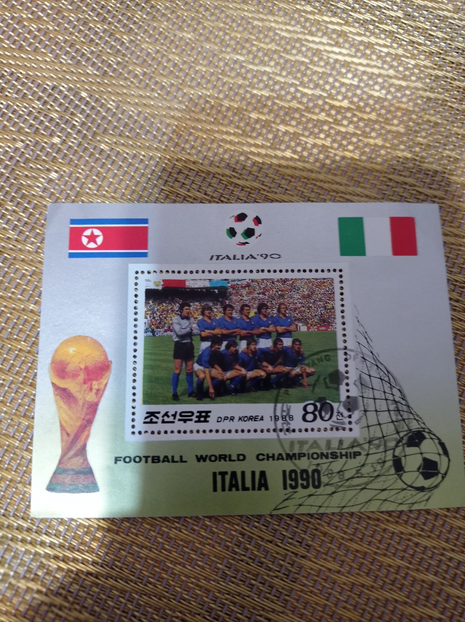 Марка чемпионат мира по футболу сборная Италии 1990 год