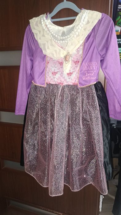 Sukienka królowa księżniczka bal przebierańców 134/140