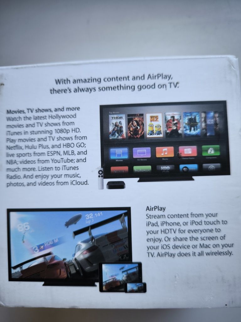 Медіаплеєр мультімедійний Аpple TV MD199LL/A