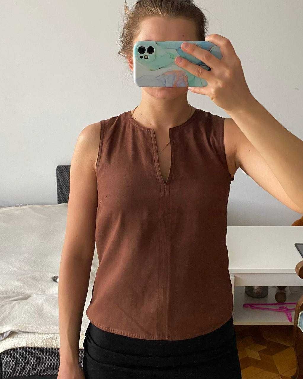 Bluzka z dekoltem halter