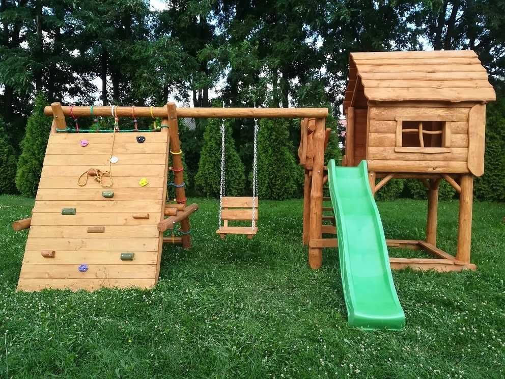 Domek Dla Dzieci Plac Zabaw Huśtawka Ogrodowa Dla Dziecka