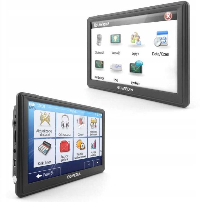 Nawigacja Samochodowa GPS 7 Mapy iGO Europa Polska Truck Ciężarówka FV