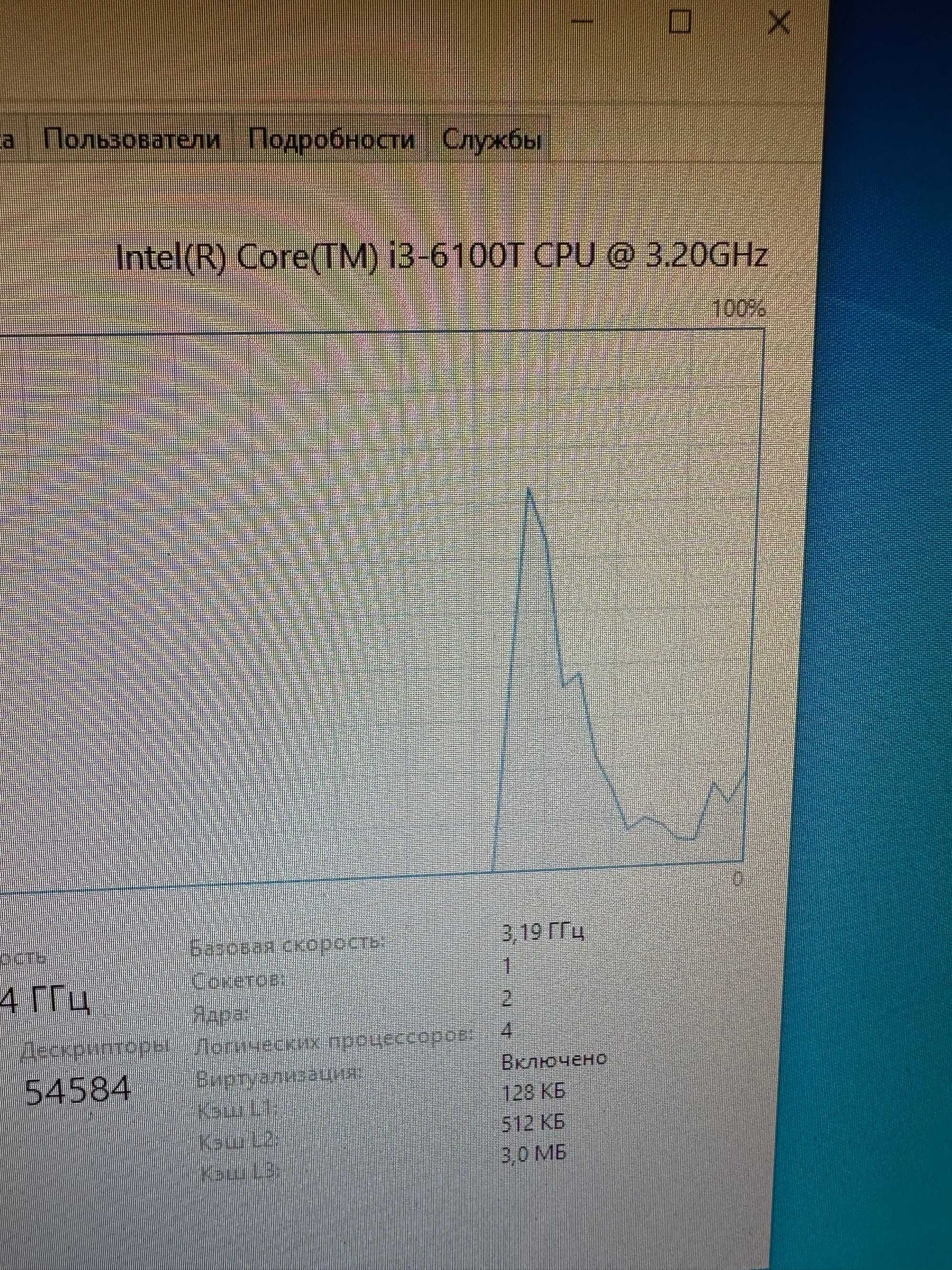 Міні ПК компютер HP ProDesk 600 G3 i3 6100T RAM 8Gb SSD 256GB WI-Fi