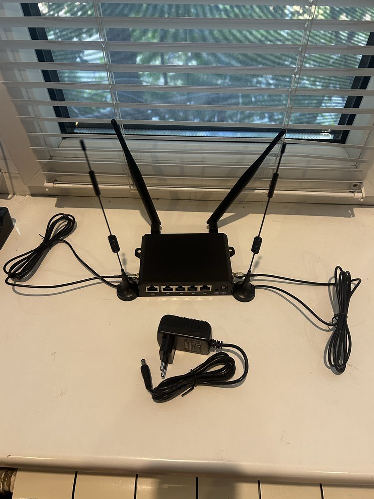 Роутер 4G Cat4 KuWfi LTE під сім карту MIMO антени металевий