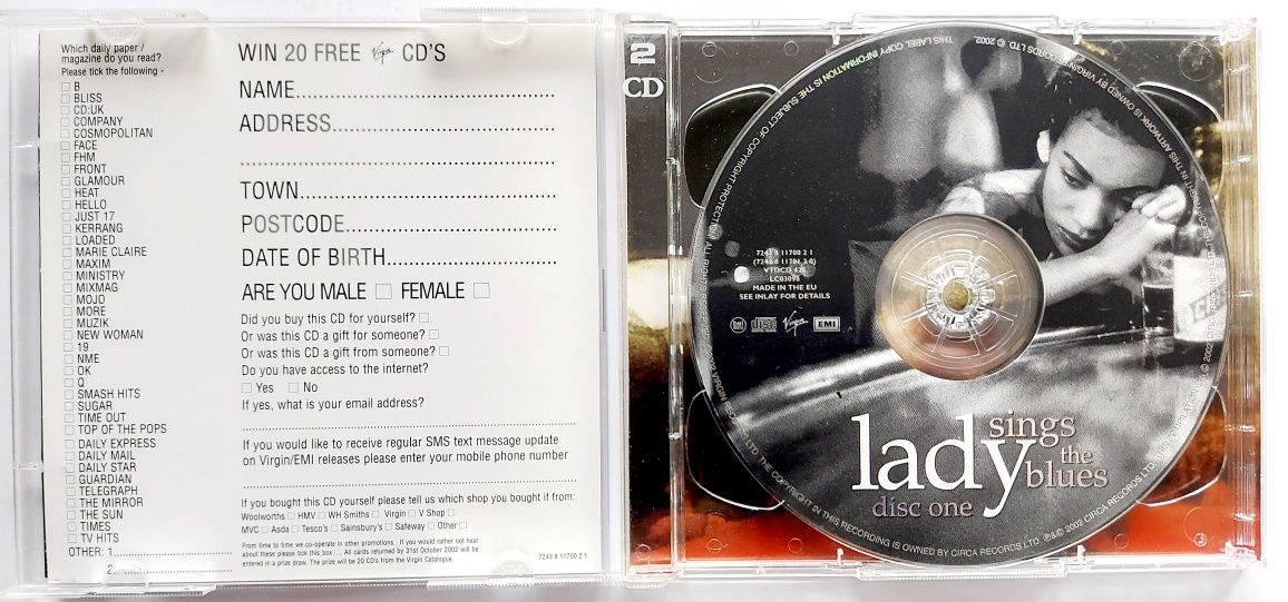Lady Sings The Blues 2CD 2002r Promo