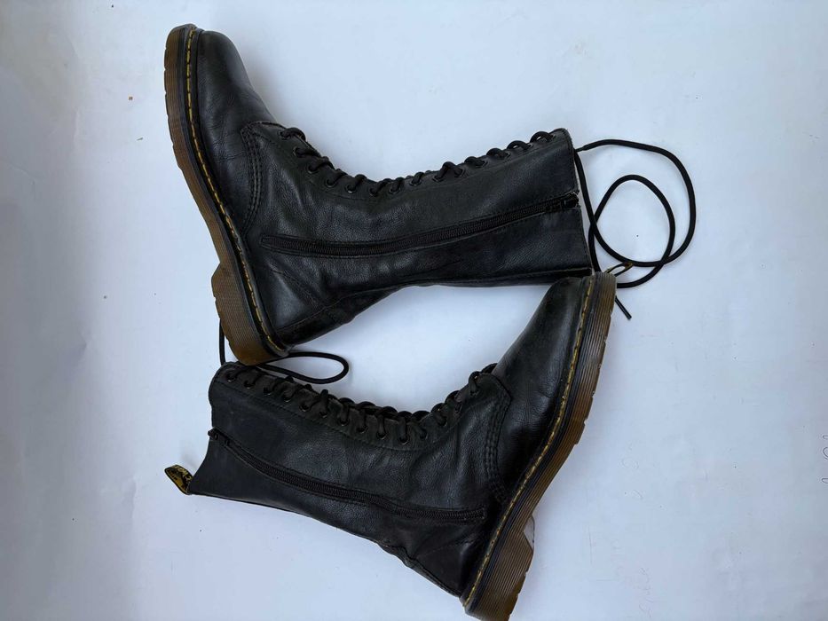 Шкіряні черевики чоботи dr. martens 1b99 boots 24см