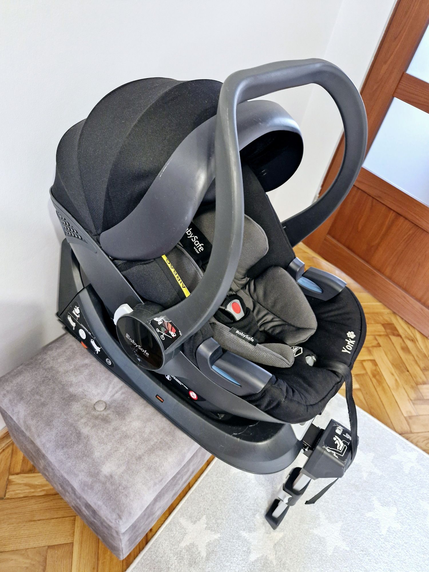 Fotelik Baby Safe York z bazą Isofix