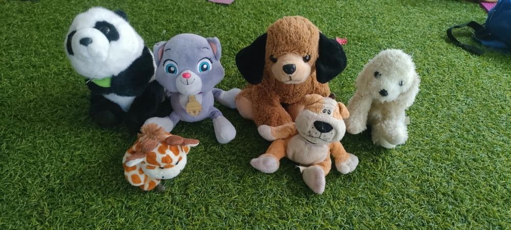 Conjunto peluches de animais